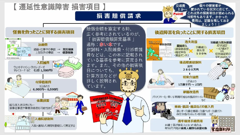 遷延性意識障害⑨（損害項目） - 交通事故コラム キリン先生の交通事故