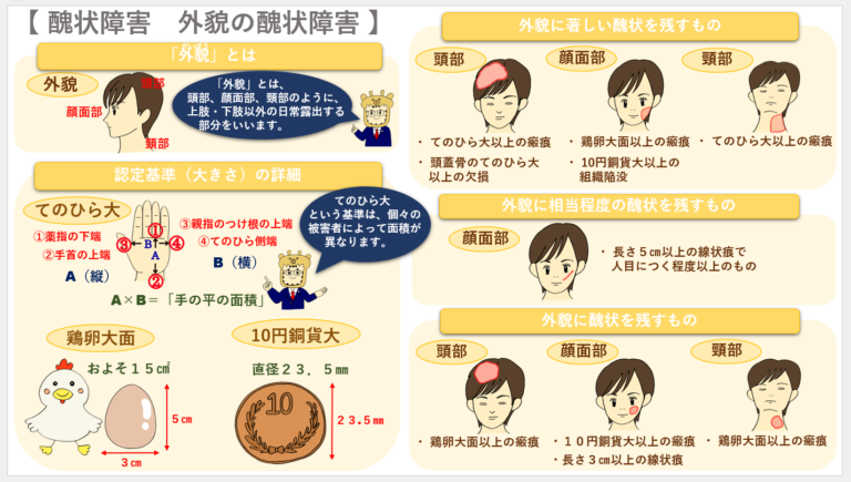 醜状障害①（外貌の醜状障害）